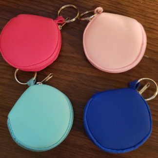 face mask pouch with key ring